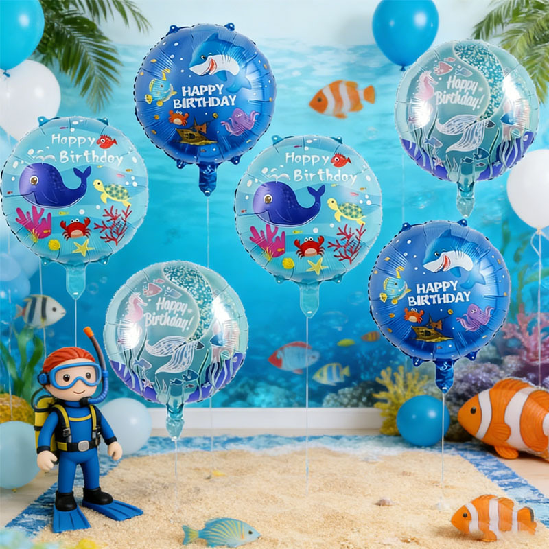 Water Balloon Set - مجموعة من 6 بالونات بتصميمات حورية