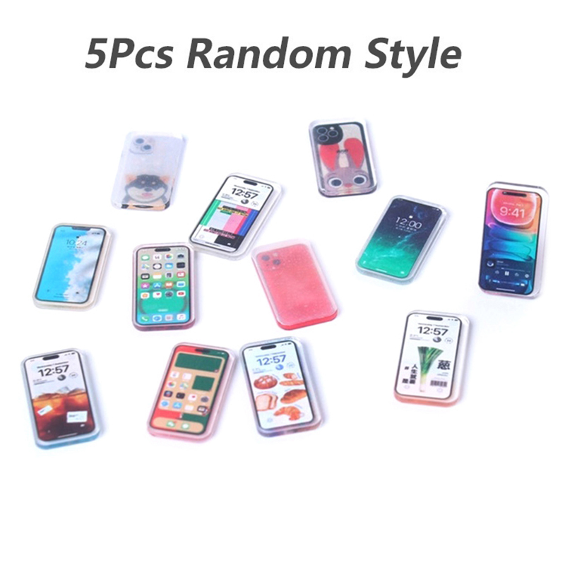 Kids Toys Smartphone - 5 قطع عشوائية من نماذج الهواتف