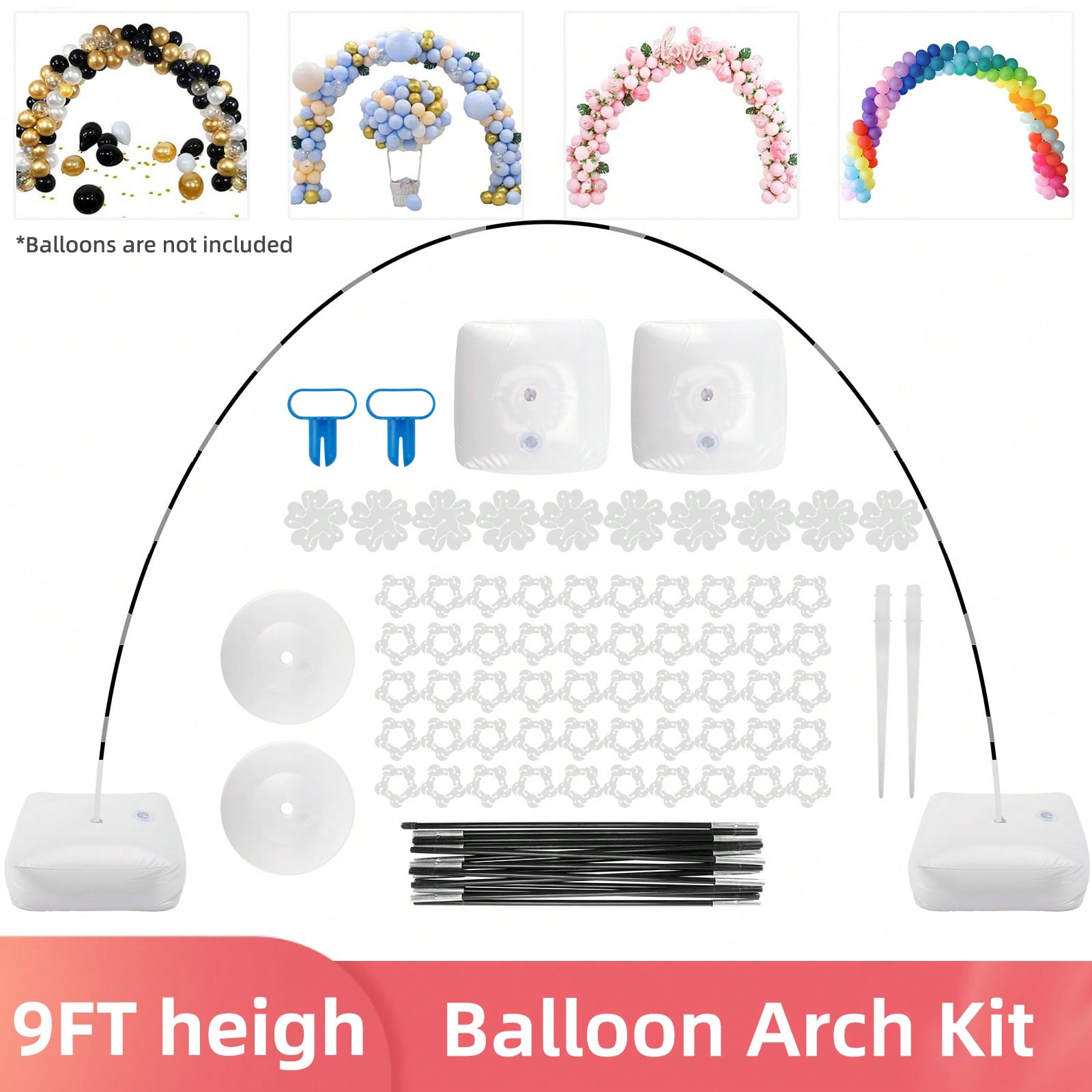 Water Balloon Set - مجموعة واحدة من حامل قوس البالونات،