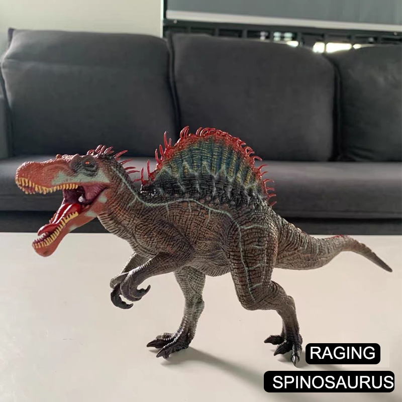 Kids Toys Dinosaur - تماثيل واقعية لديناصور سبينوصور، مع فك