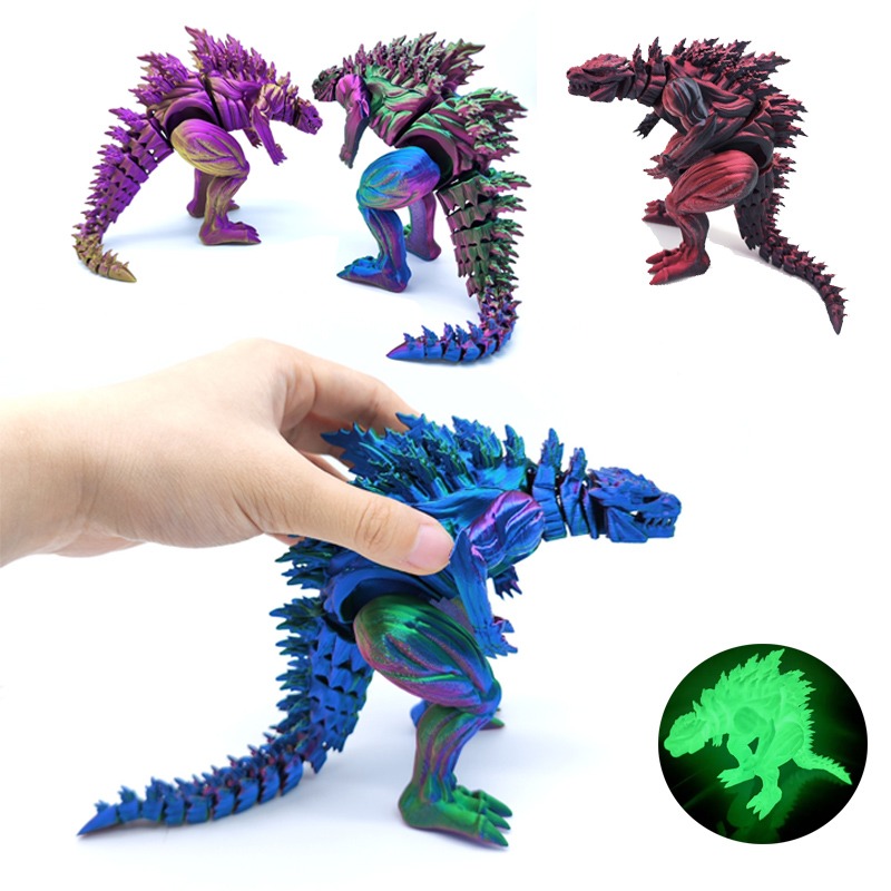 Kids Toys Dinosaur - مجسم ديناصور ثلاثي الأبعاد مطبوع بتقنية