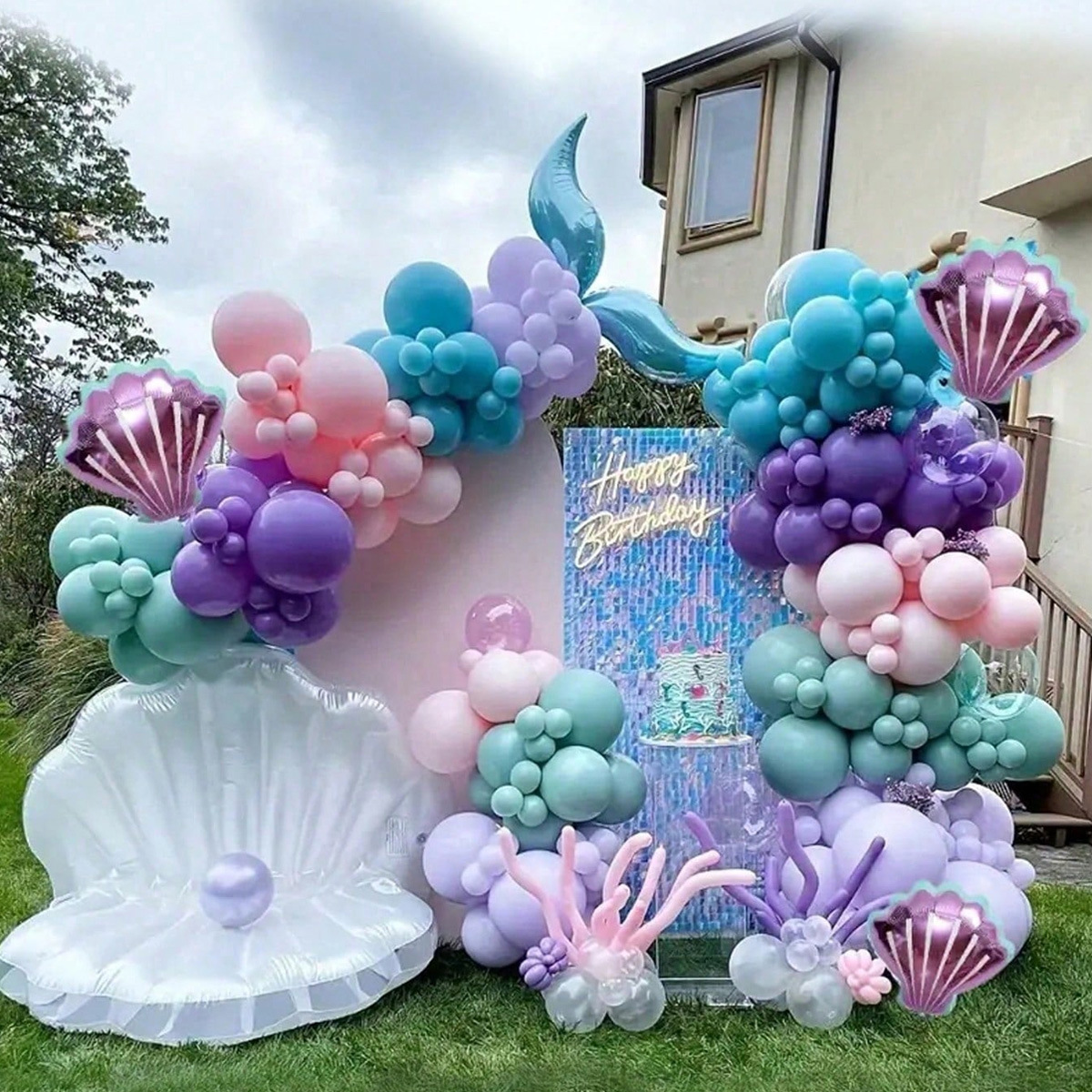Water Balloon Set - مجموعة بالونات حورية البحر 202 قطعة،