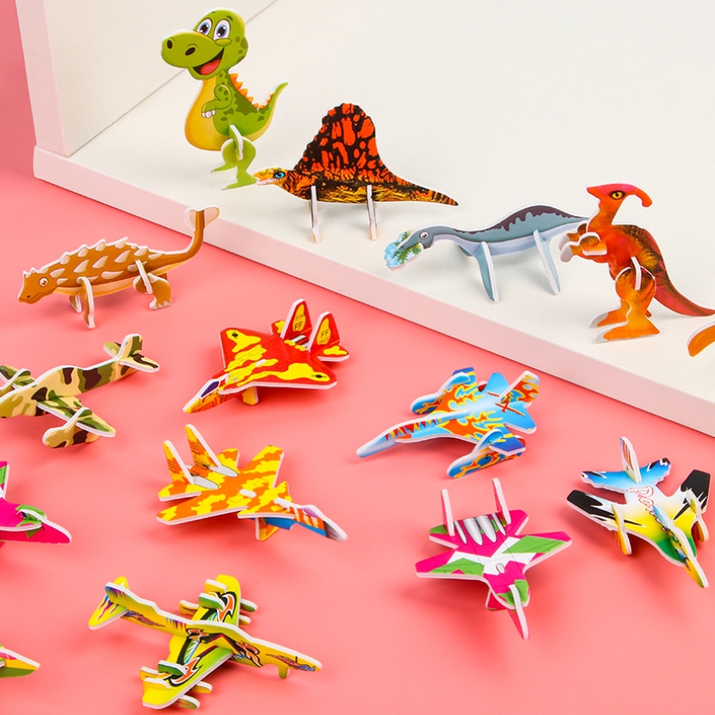 10 قطعة الإبداعية لطيف ورقة طا - مراجعة Kids Toys Dinosaur وسعره