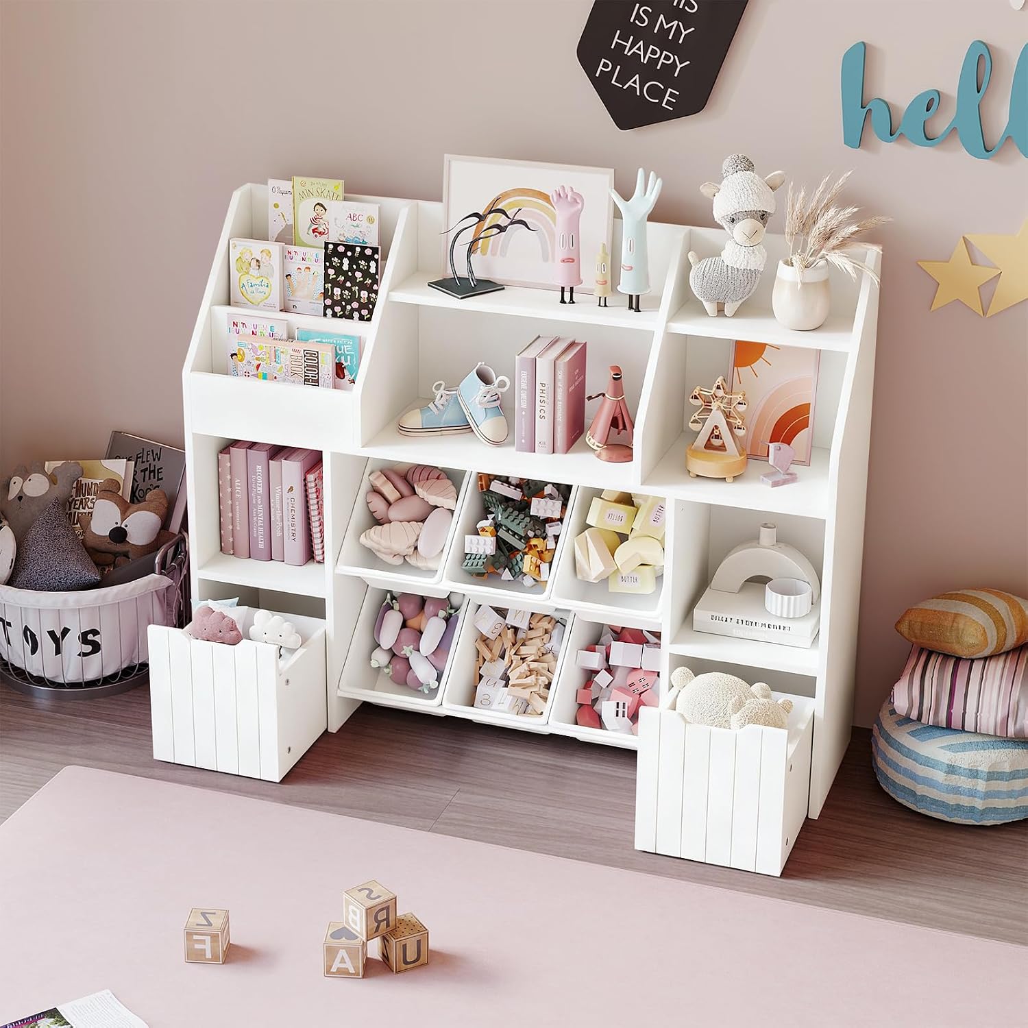 رف كتب للأطفال ومنظم لتخزين ال - مراجعة Kids Toys Drawers وسعره
