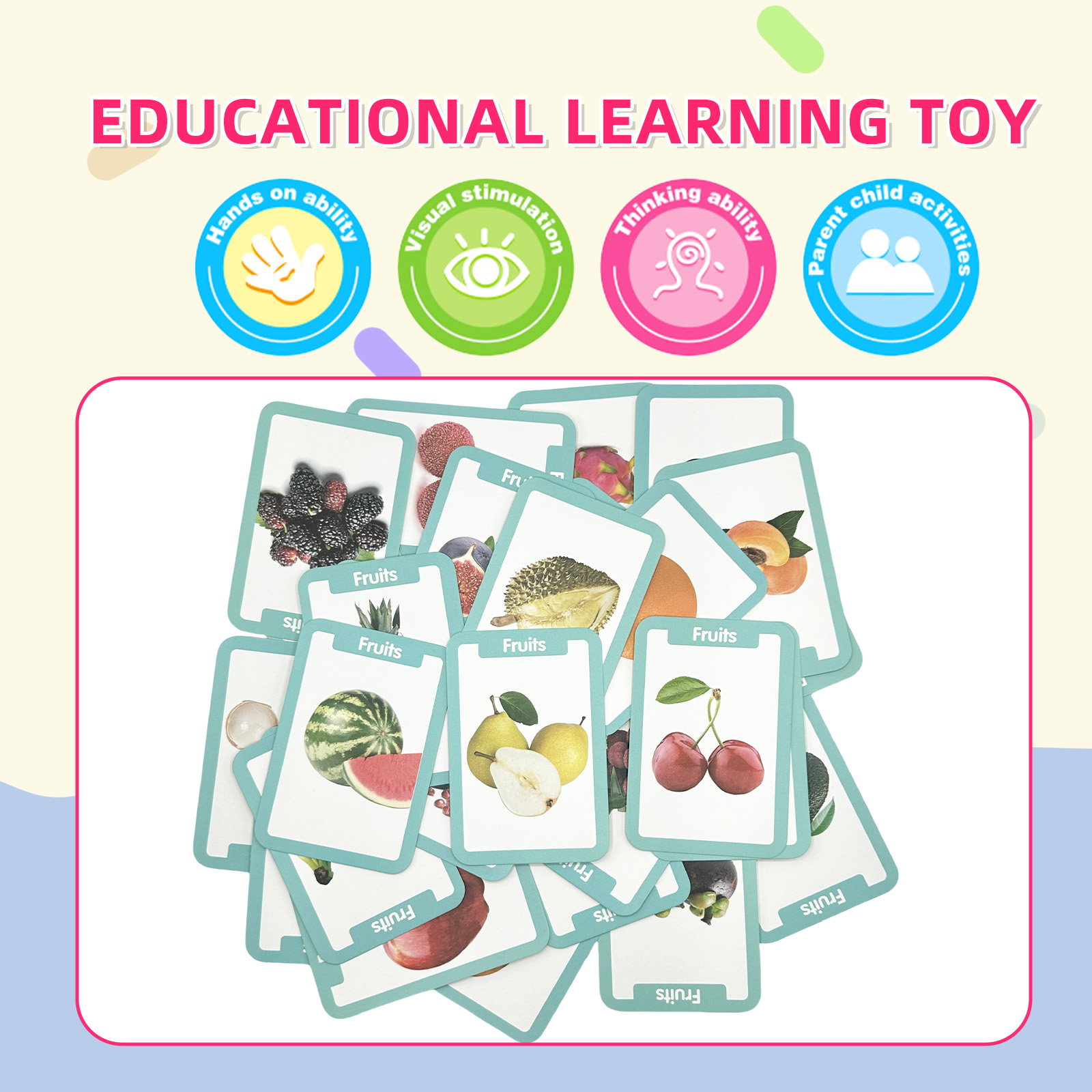 بطاقات تعليمية مونتيسوري للأطف - مراجعة Educational Flash Card وسعره