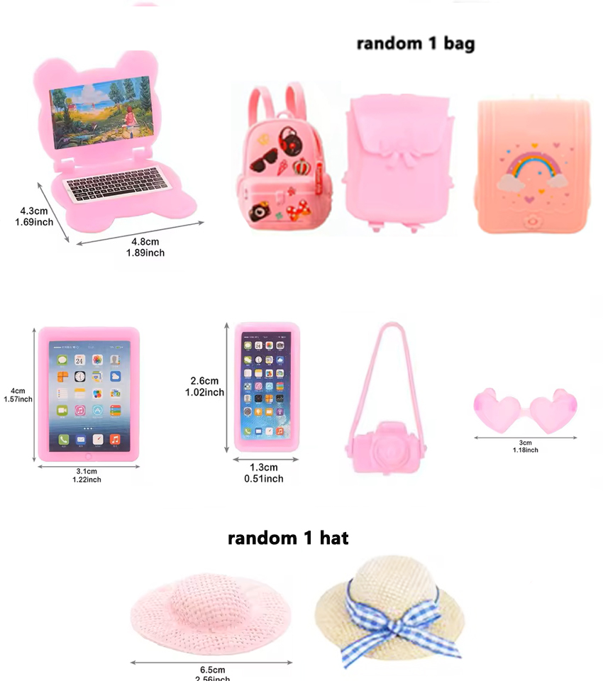 17 قطعة من ملابس وإكسسوارات ال - مراجعة Kids Toys Return Gift وسعره