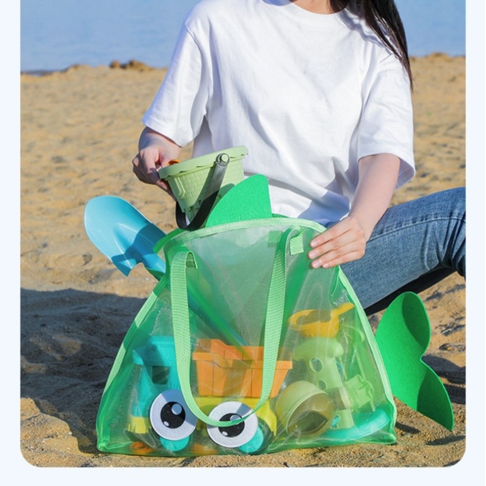 حقائب شاطئ شبكية للأطفال بتصمي - مراجعة Kids Toys Animal وسعره