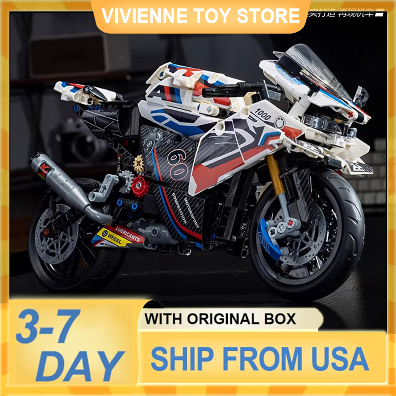 مجموعة مكعبات بناء دراجة نارية - مراجعة Kids Toys Delivery Today وسعره
