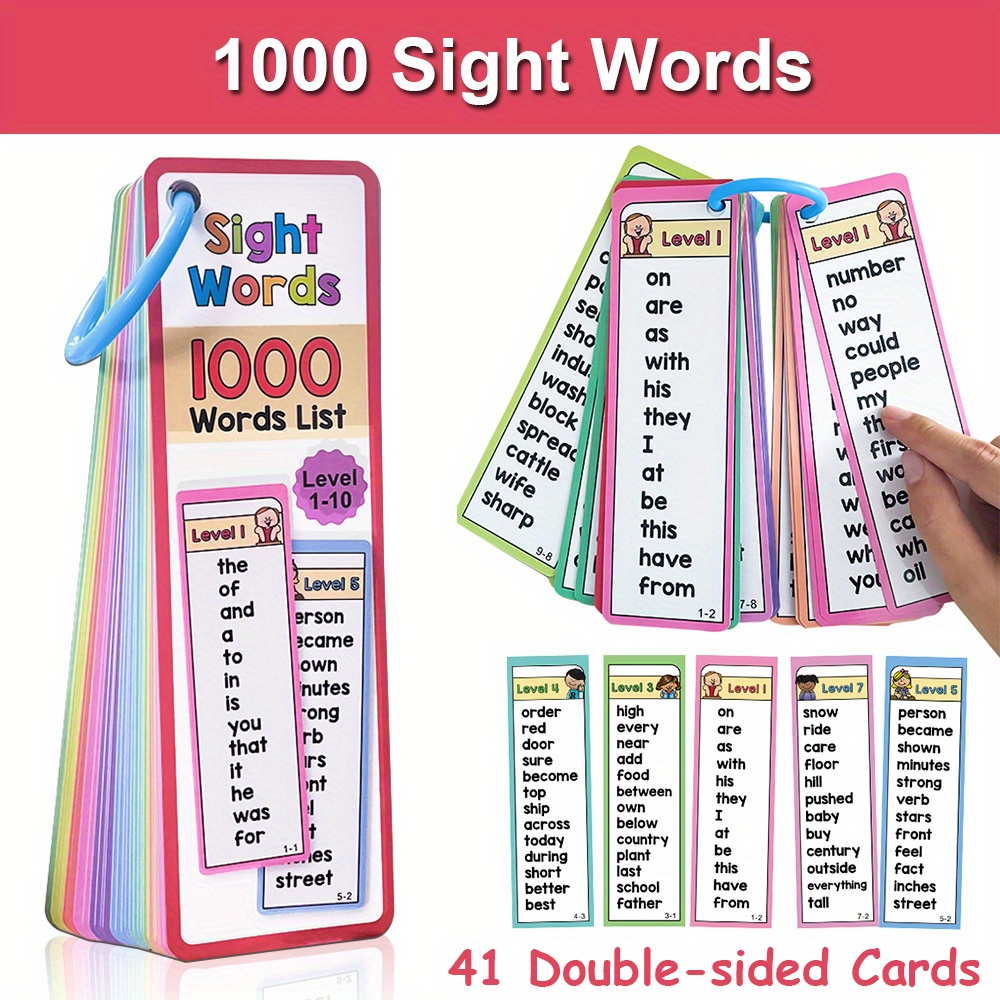 1000 كلمة رؤية بطاقات فلاش للأ - مراجعة Educational Flash Card وسعره