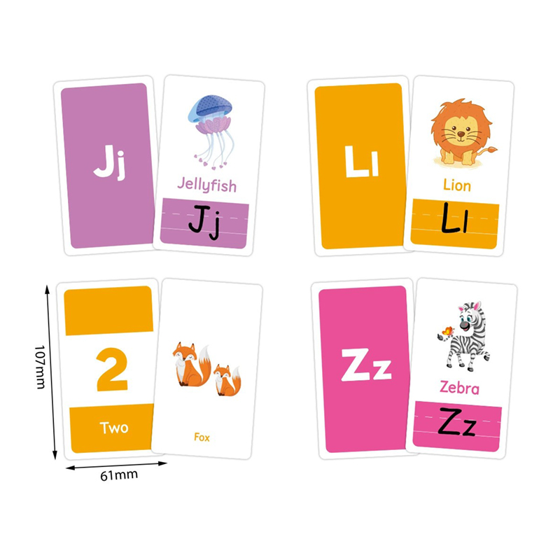 58 قطعة من بطاقات الفلاش لتعلم - مراجعة Educational Flash Card وسعره