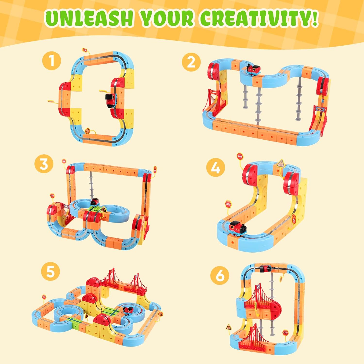 مجموعة قطار التعليق المغناطيسي - مراجعة Kids Toys 3 Year Old وسعره