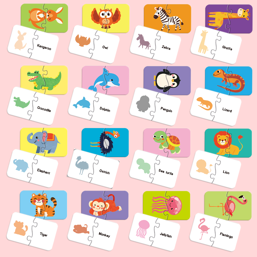 بطاقات ألغاز مطابقة بتصميمات ح - مراجعة Educational Flash Card وسعره